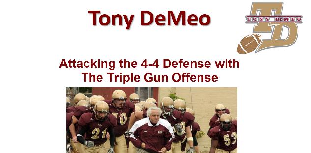 Attacking the 4-4 Defense with The Triple Gun Offense