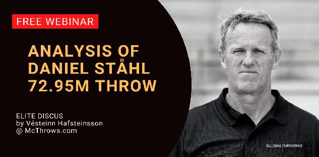 Daniel Stahl 72.95m throw analysis by coach Vésteinn Hafsteinsson FREE WEBINAR