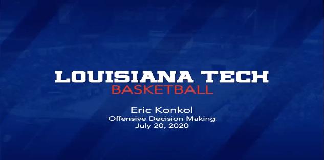 Eric Konkol - Offensive Decision Making