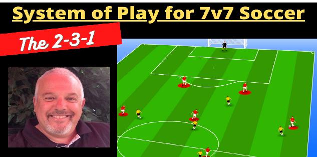 The 2-3-1 System of Play for 7v7 Soccer