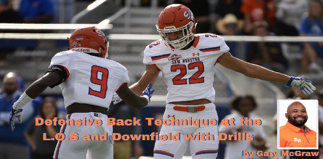 Gary McGraw - Defensive Back Technique at the L.O.S and Downfield +Drills
