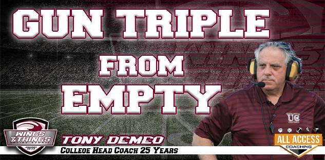 Gun Triple from Empty Formations