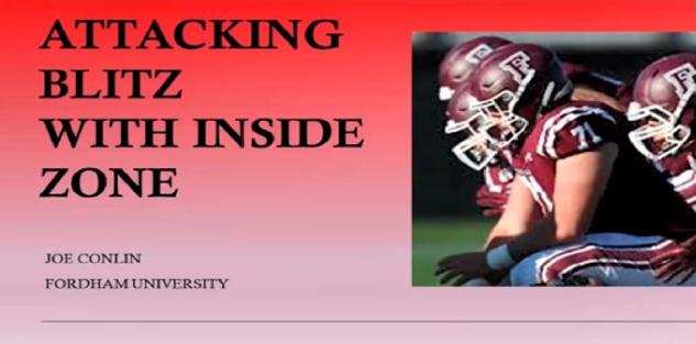 Joe Conlin- Attacking Blitz with Zone Run Game
