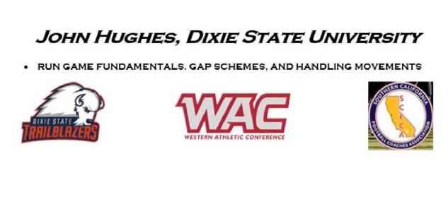 John Hughes - Run Game fundamentals/Gap Schemes/Handling DL Movement