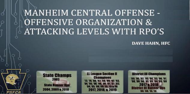 Manheim Central Inside Zone RPO