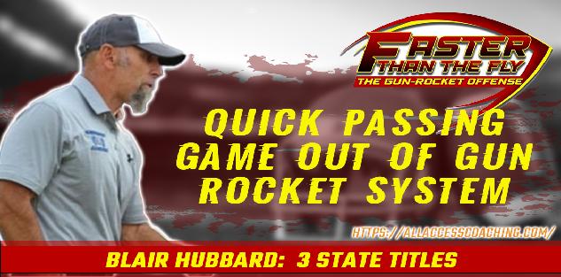 Quick Passing Game out of Gun Rocket System
