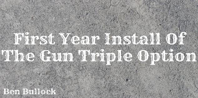 FLA State Champs 2021; First Year Install of Gun Triple Option