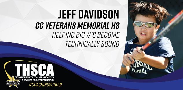 Jeff Davidson - Veterans Mem. - TENNIS - Helping BIG #`s Become Sound
