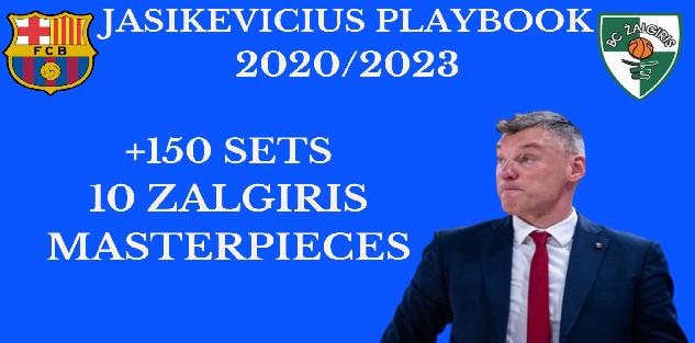 SARUNAS JASIKEVICIUS PLAYBOOK | 2020/2023 (+150 SETS)