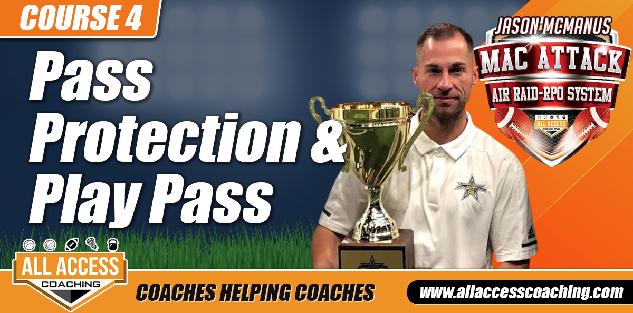 Pass Protections, Blitz Pickups, Boots and Play Action Pass in a No Huddle Spread Offense