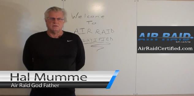 2025 Official Air Raid Certification by Hal Mumme