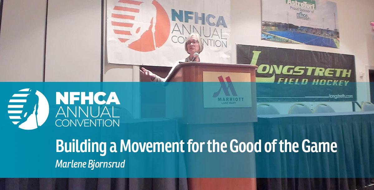Building a Movement for the Good of the Game Building a Movement for the Good of the Game