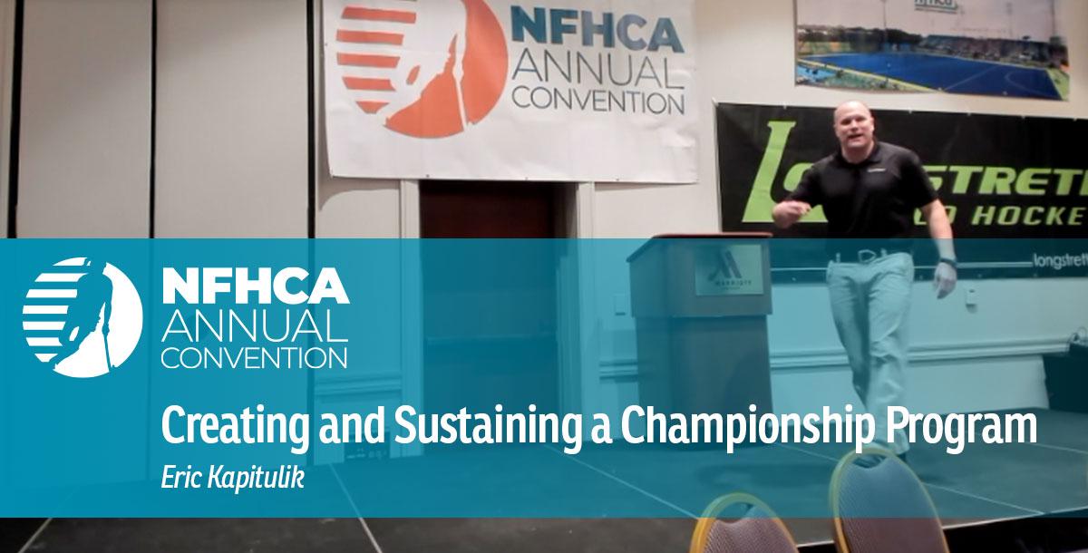 Creating and Sustaining a Championship Culture Creating and Sustaining a Championship Culture