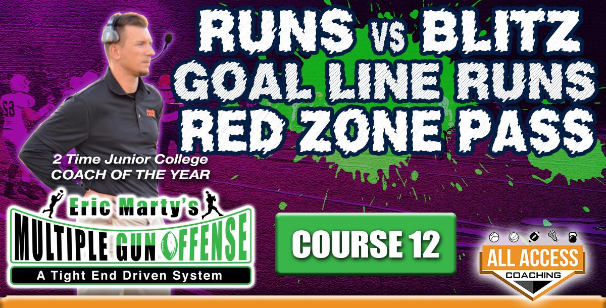 Course 12: Red Zone Offense & Runs vs Blitz Course 12: Red Zone Offense & Runs vs Blitz