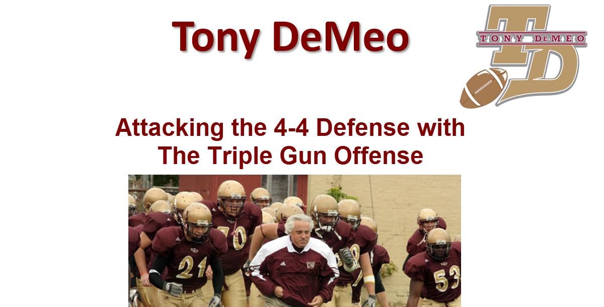 Attacking the 4-4 Defense with The Triple Gun Offense Attacking the 4-4 Defense with The Triple Gun Offense