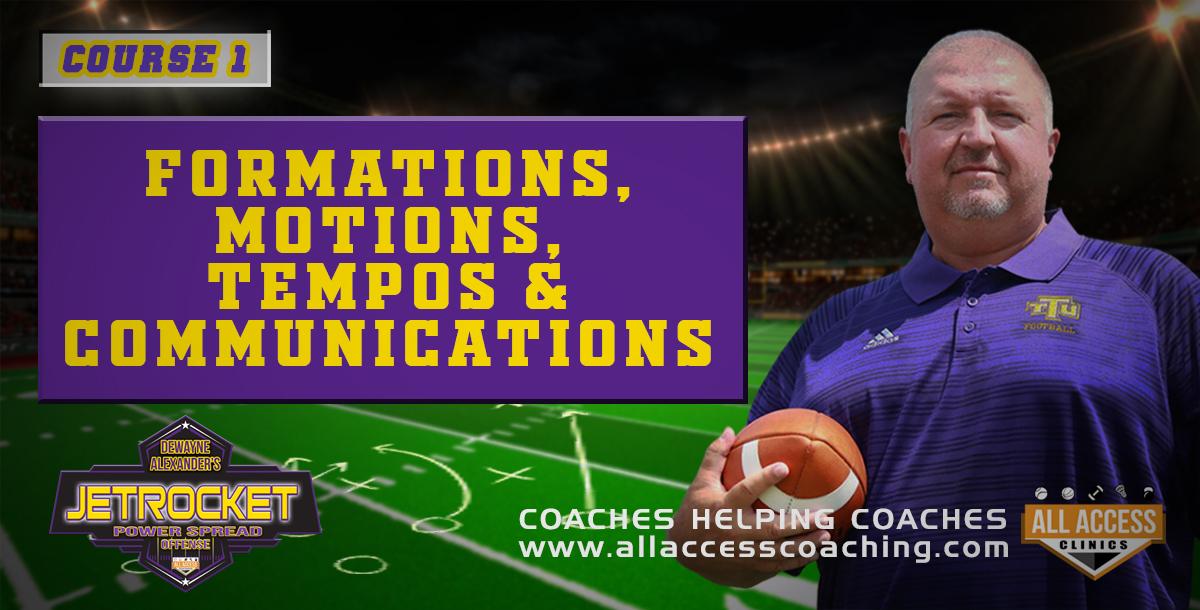 Formations Motions Tempos in Gun JetRocket Offense Formations Motions Tempos in Gun JetRocket Offense