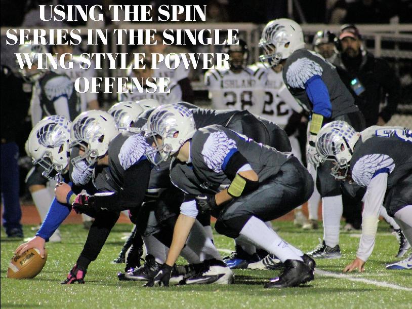USING THE SPIN SERIES IN THE SINGLE WING STYLE POWER OFFENSE USING THE SPIN SERIES IN THE SINGLE WING STYLE POWER OFFENSE