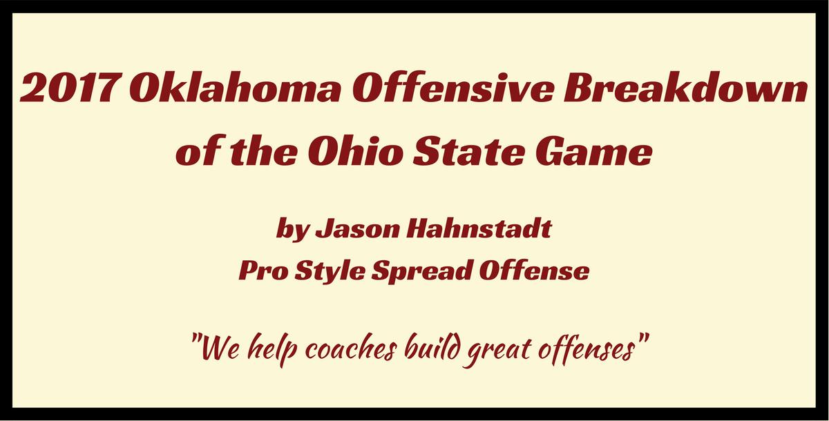 Oklahoma Offensive Breakdown (2017 Plays) eBook Oklahoma Offensive Breakdown (2017 Plays) eBook