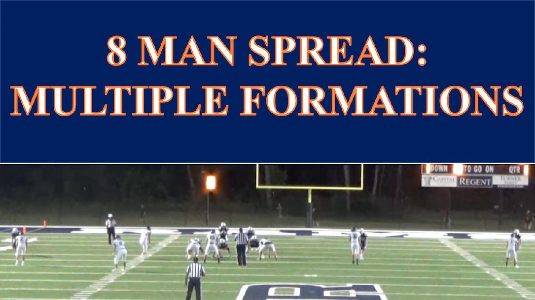 8 Man Spread: Multiple Formations 8 Man Spread: Multiple Formations