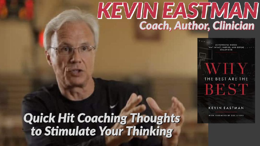 Quick Hit Coaching Thoughts to Stimulate Your Thinking Quick Hit Coaching Thoughts to Stimulate Your Thinking