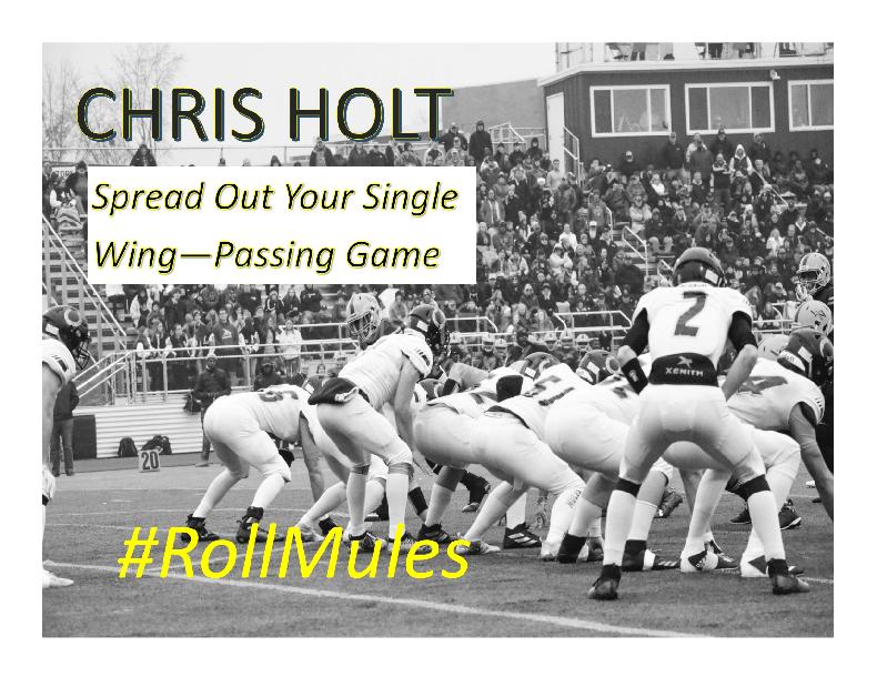 Spread Wing Formation - Passing Game Spread Wing Formation - Passing Game