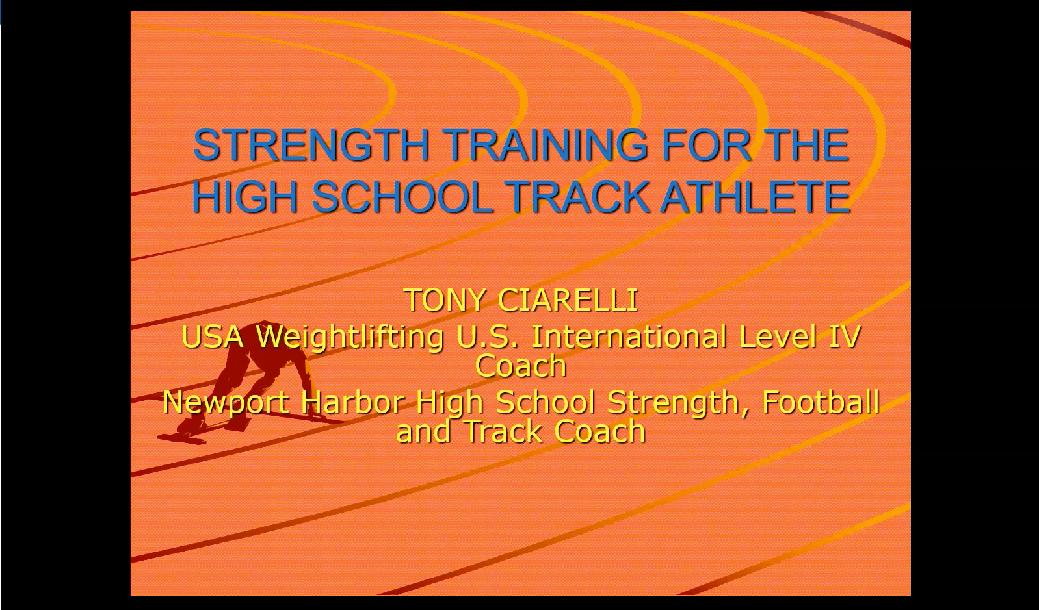 Strength Program for the Throws Strength Program for the Throws