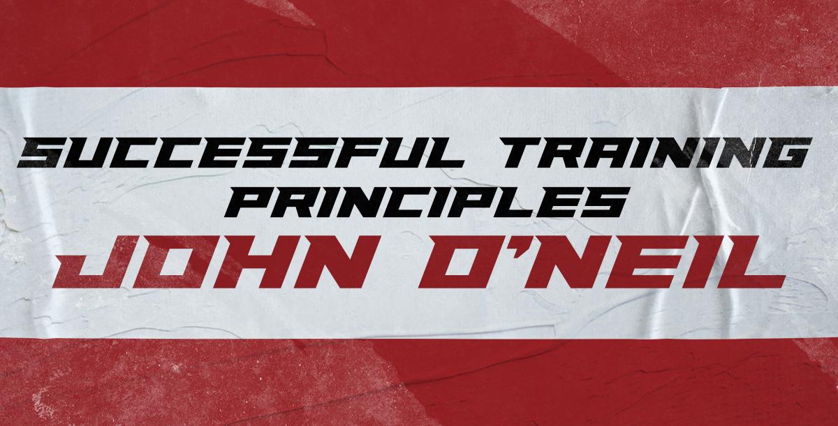 Successful Training Principles Successful Training Principles