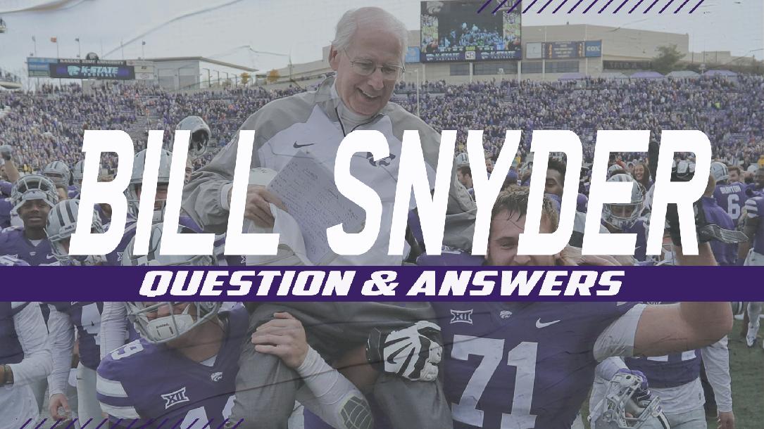 Building Culture - Q&A with Bill Snyder Building Culture - Q&A with Bill Snyder