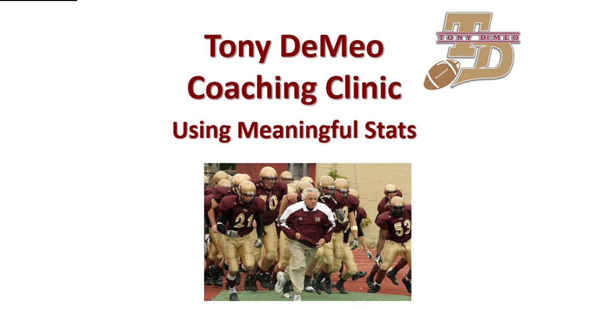 Using Meaningful Stats Using Meaningful Stats