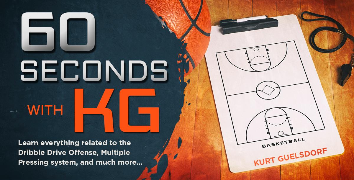 60 Seconds with KG! (Learn Dribble Drive Motion Offense) 60 Seconds with KG! (Learn Dribble Drive Motion Offense)