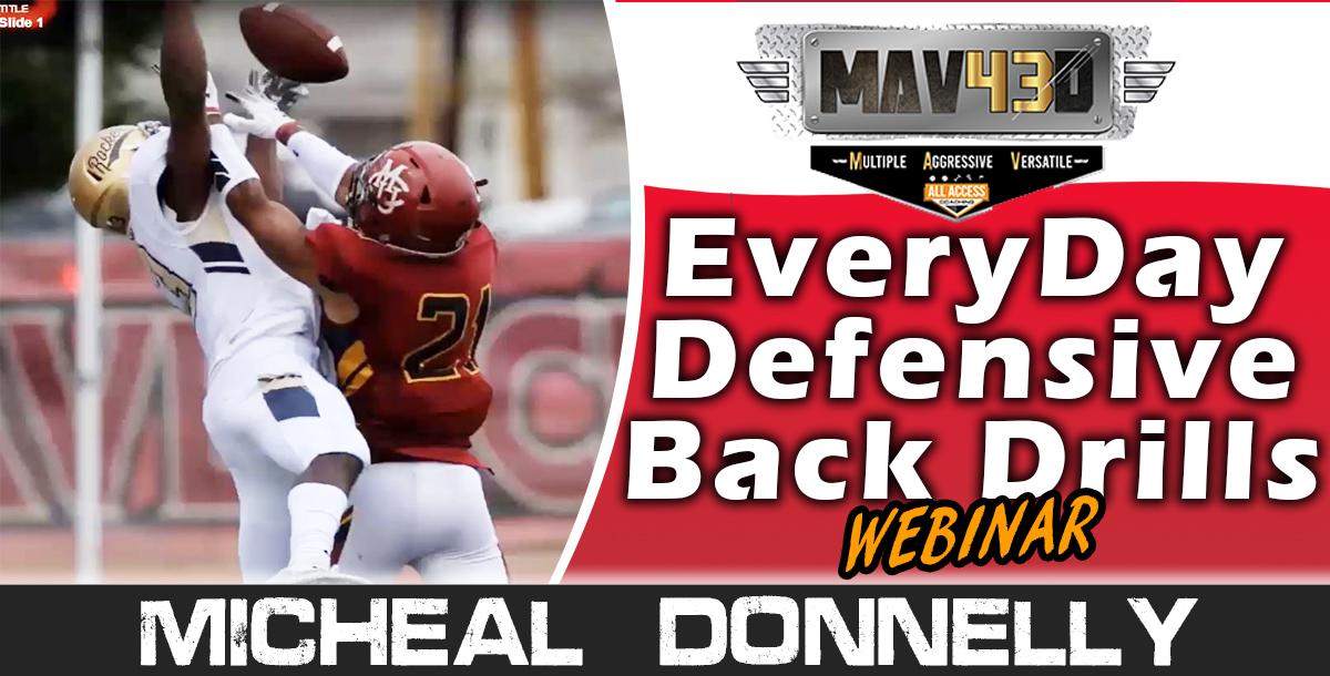 Everyday Defensive Back Drills - Michael Donnelly Everyday Defensive Back Drills - Michael Donnelly