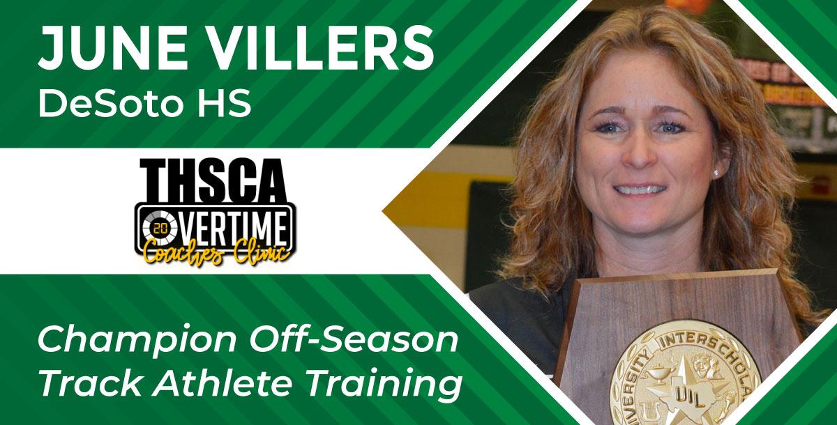 Champion Off-Season Training - June Villers, DeSoto HS Champion Off-Season Training - June Villers, DeSoto HS