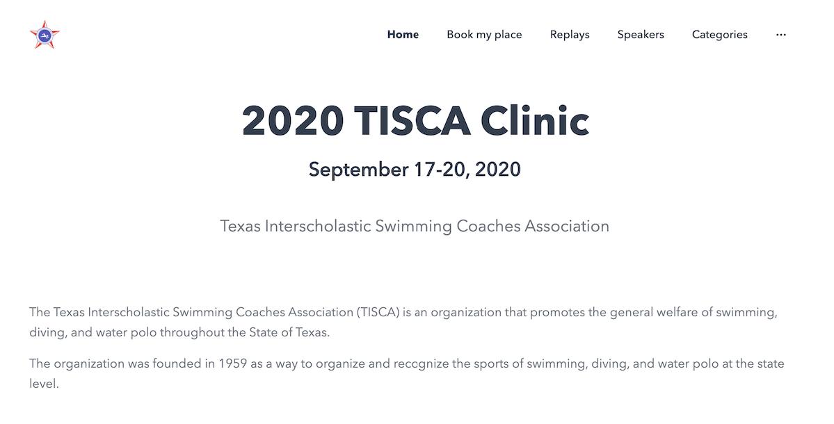 2020 TISCA Clinic 2020 TISCA Clinic