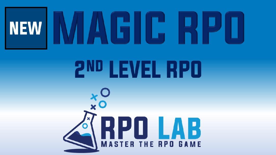 The Magic RPO The Magic RPO
