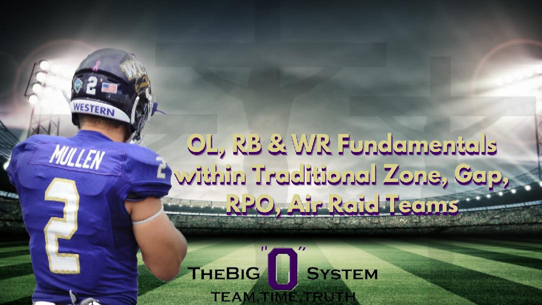 Big O - OL, RB & WR Fundamentals within traditional Zone, Gap, RPO Teams Big O - OL, RB & WR Fundamentals within traditional Zone, Gap, RPO Teams