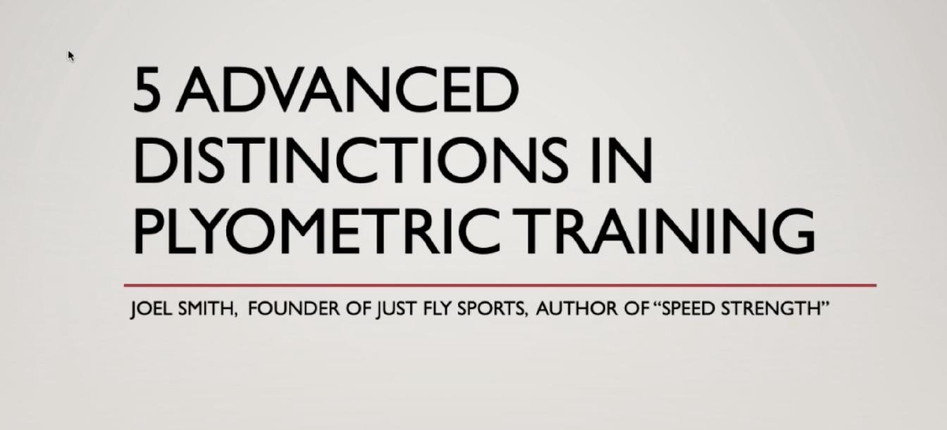 Plyometric Progressions - Joel Smith Plyometric Progressions - Joel Smith