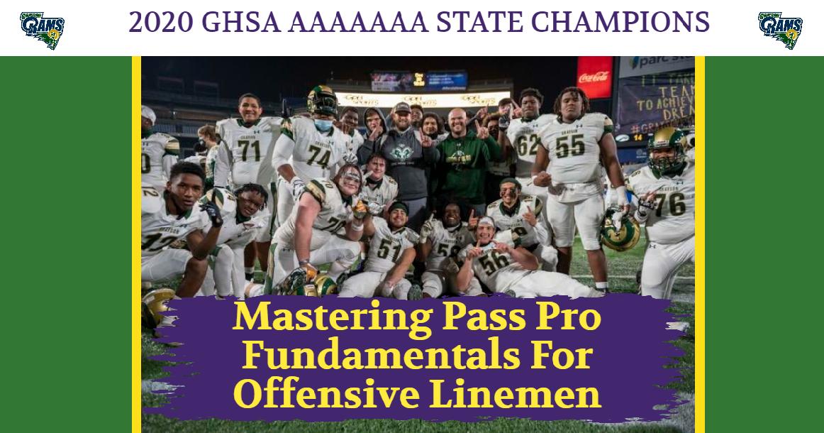 Mastering Pass Pro Fundamentals for Offensive Linemen Mastering Pass Pro Fundamentals for Offensive Linemen