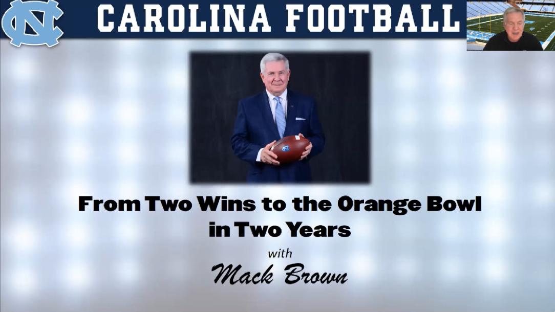 Mack Brown | Program Building, Culture, and Leadership Mack Brown | Program Building, Culture, and Leadership
