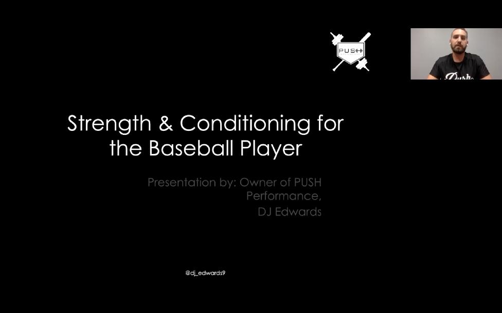 Strength and Conditioning For Baseball Players by Dj Edwards Strength and Conditioning For Baseball Players by Dj Edwards