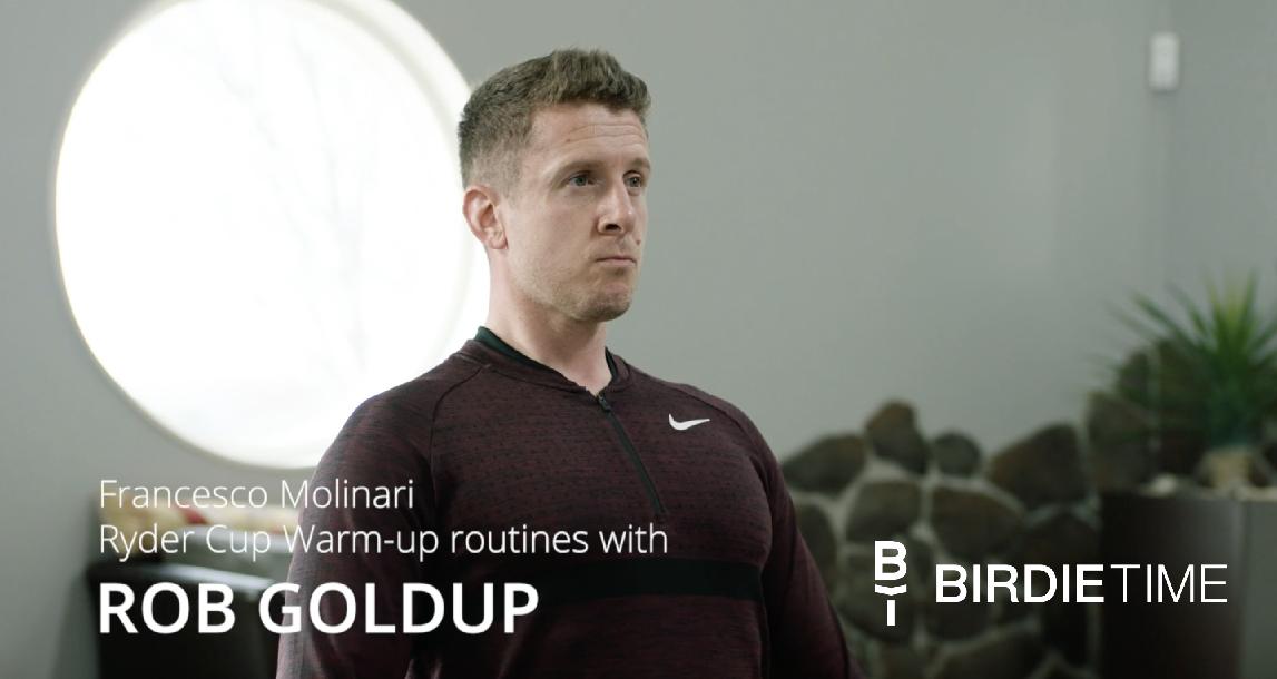 Birdietime: Francesco Molinari Ryder Cup warm-up routines by Rob Goldup Birdietime: Francesco Molinari Ryder Cup warm-up routines by Rob Goldup