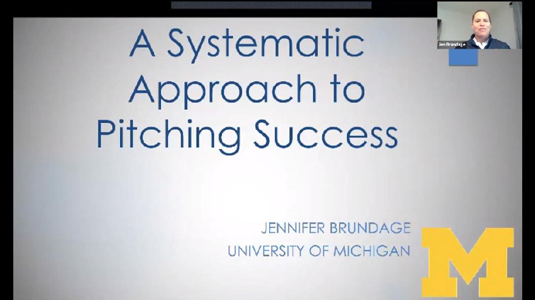 A Systematic Approach to Pitching Success with Jennifer Brundage A Systematic Approach to Pitching Success with Jennifer Brundage