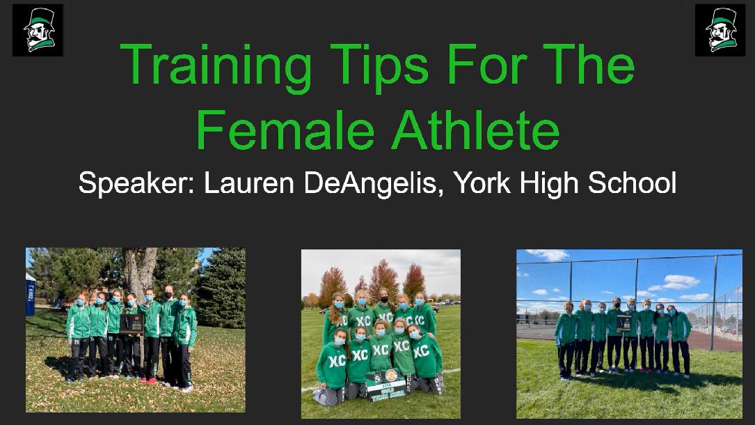 Training Tips for the Female Distance Athlete Training Tips for the Female Distance Athlete