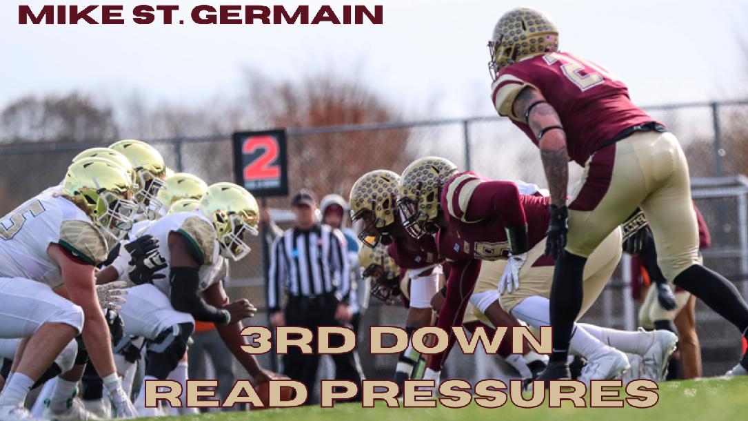 Mike St. Germain - 3rd Down Read Pressures