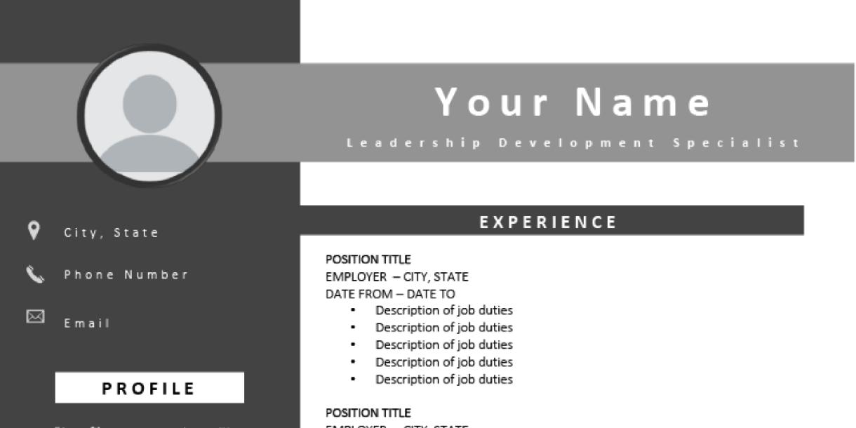 Coach / Athletic Director Resume Template Coach / Athletic Director Resume Template