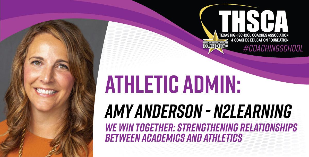 Strengthening Relationships between Academics and Athletics - Amy Anderson Strengthening Relationships between Academics and Athletics - Amy Anderson