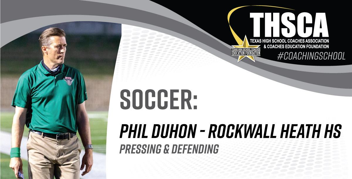 Pressing & Defending - Phil Duhon, Rockwall Heath HS Pressing & Defending - Phil Duhon, Rockwall Heath HS