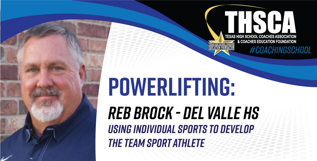 Using Individual Sports to Develop the Team Sport Athlete - Reb Brock Using Individual Sports to Develop the Team Sport Athlete - Reb Brock