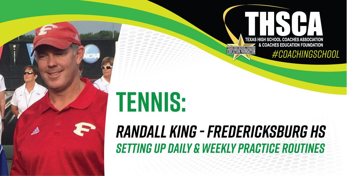 Setting Up Daily & Weekly Practice Routines - Randall King, Fredericksburg Setting Up Daily & Weekly Practice Routines - Randall King, Fredericksburg