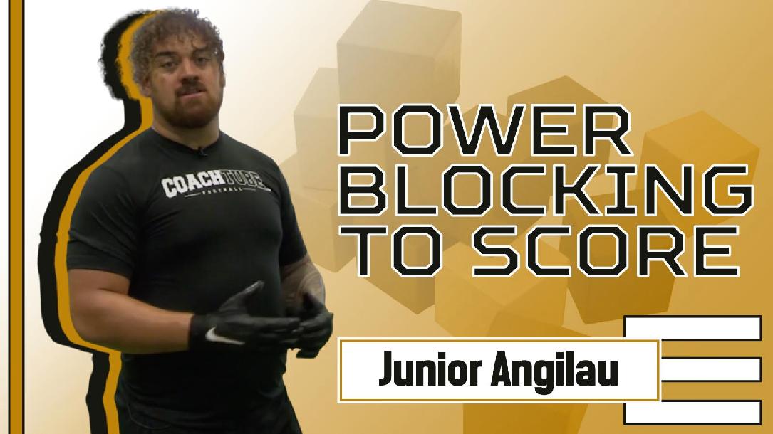 Power Blocking to Score with Junior Angilau Power Blocking to Score with Junior Angilau