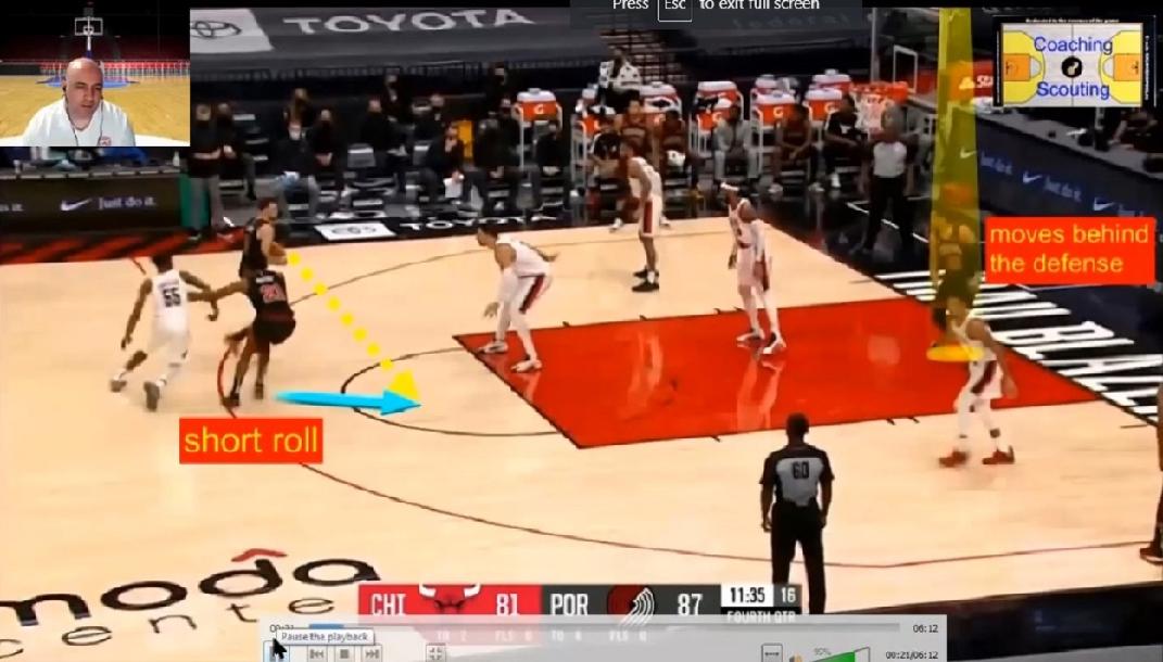 Advanced Pick & Roll Offense & Defense (on-line clinic) Advanced Pick & Roll Offense & Defense (on-line clinic)